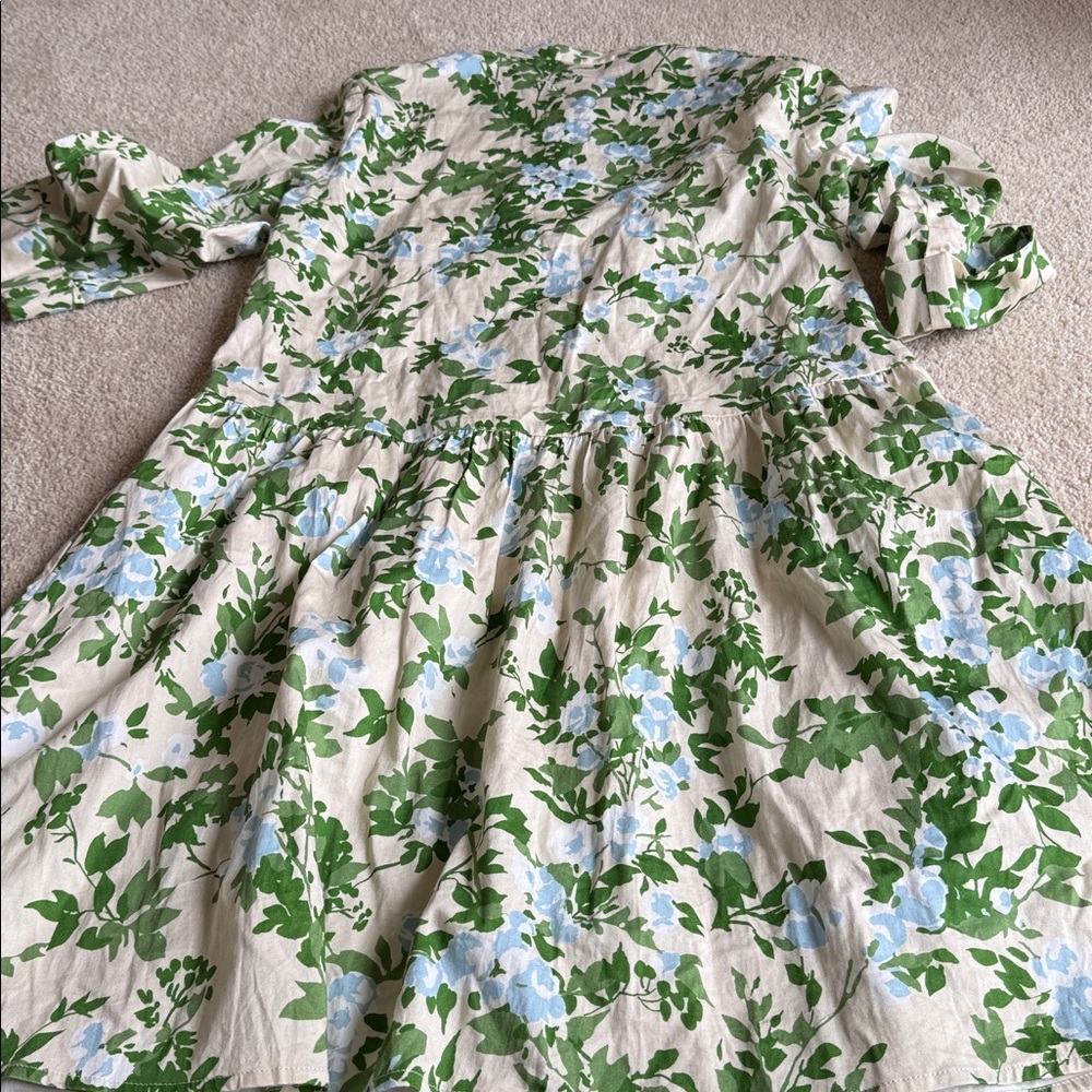 Tuckernuck English Ivy Royal Floral Dress Size Small - Picture 9 of 10